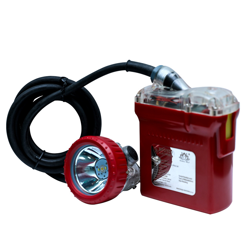 Lampu topi perlombongan K5-D Warna maroon